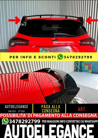 🔥SPOILER ADATTO PER Ford Focus Mk4 Hatchback (2018-)🔥