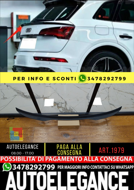 ✨1979 SPOILER ADATTO PER AUDI Q5 8R 2008-2017 GREZZO (PORTELLONE)✨