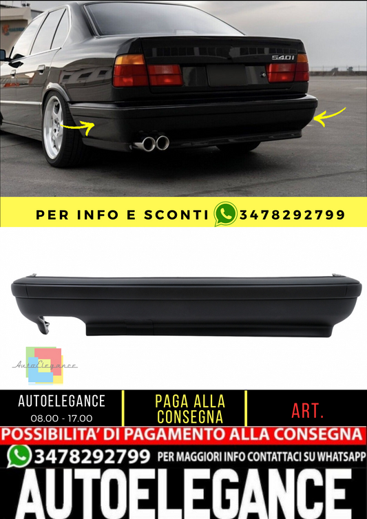 ⭐Rear Bumper Suitable for BMW 5 Series E34 Sedan (1987-1995) M-Tech Desi⭐