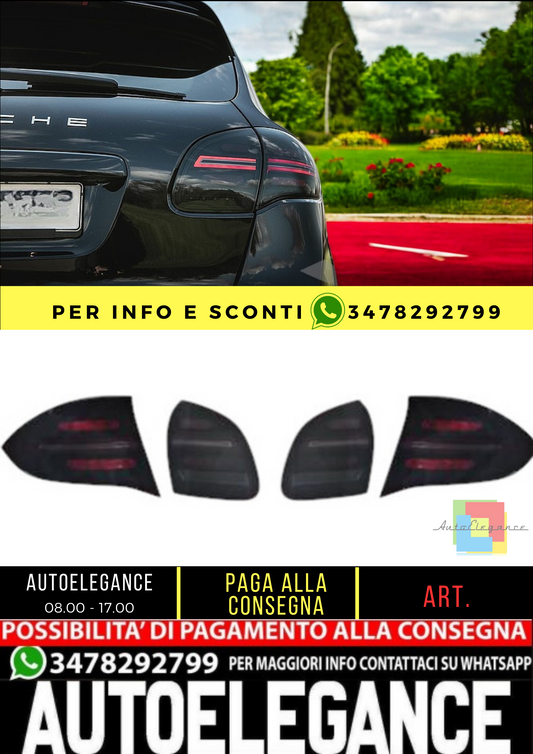 SET DI FARI POSTERIORI ADATTO PER Porsche Cayenne 2010 - 2018