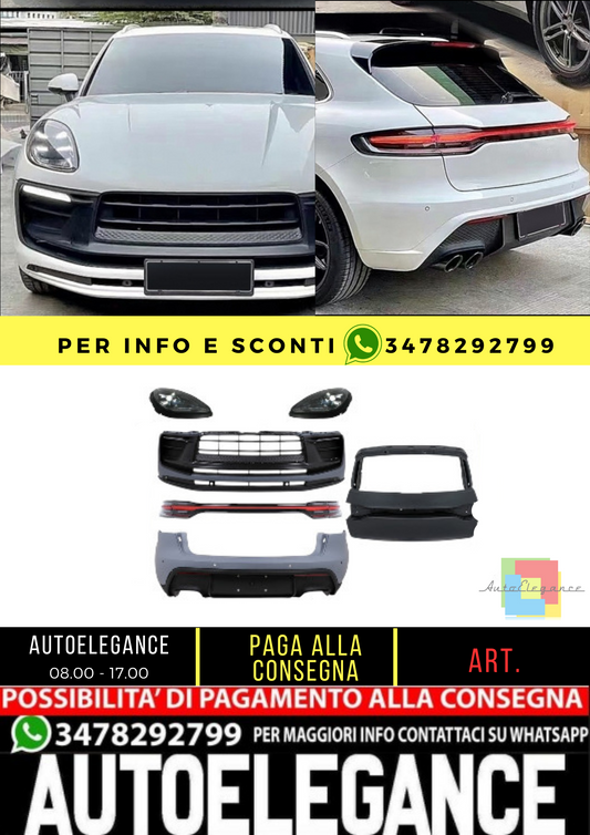 🔥BODYKIT ADATTO PER Porsche Macan 95B (2014-2023) Aggiornamento al design GTS🔥