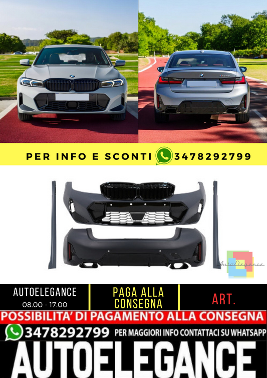 🔥BODYKIT SUITABLE FOR BMW 3 Series G20 Sedan (2018-2022) Update to desi🔥 