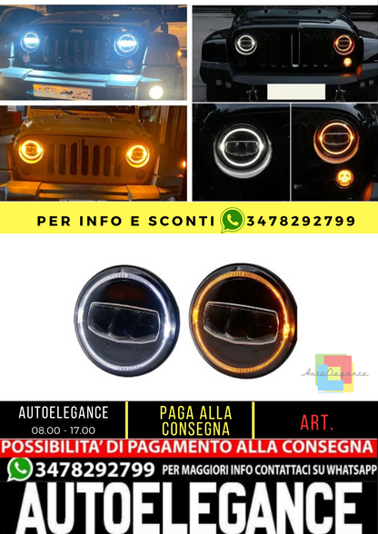 FARI ANTERIORE ADATTO PER Jeep Wrangler JK TJ LJ