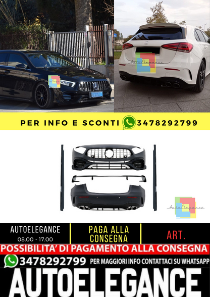 🔥BODYKIT SUITABLE FOR Mercedes A-Class W177 Hatchback 5 Doors (2018-2022) A45🔥