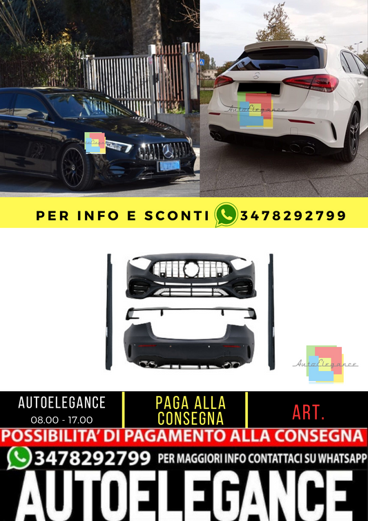 🔥BODYKIT SUITABLE FOR Mercedes A-Class W177 Hatchback 5 Doors (2018-2022) A45🔥