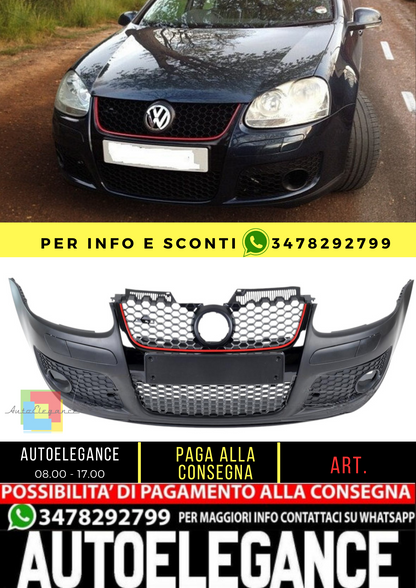 Paraurti anteriore GTI Look adatto per VW Golf 5 (2003-2009)