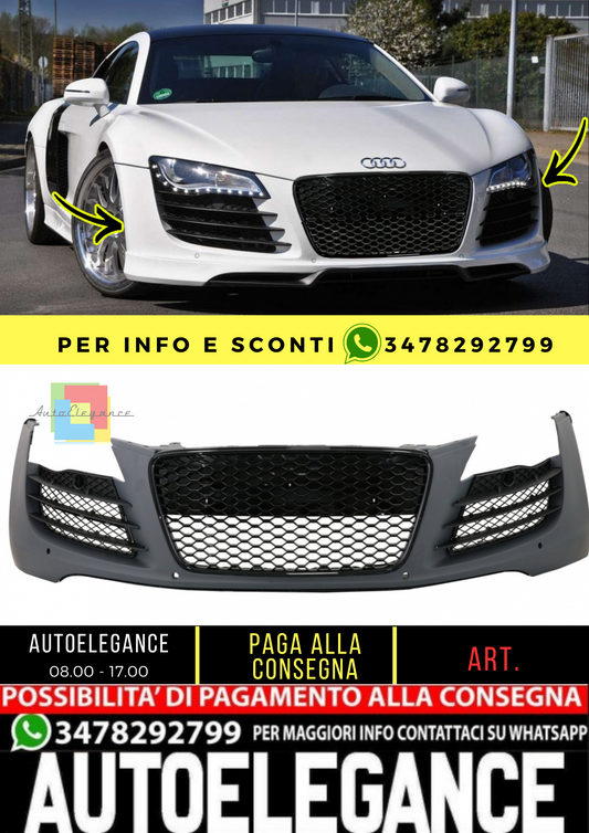 🔥Front bumper suitable for Audi R8 (2007-2012) RS Sport Design🔥 