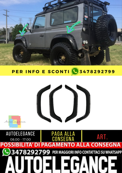 ✨Passaruota adatti per Land Rover Defender (1990-2016) Glossy Piano Black✨