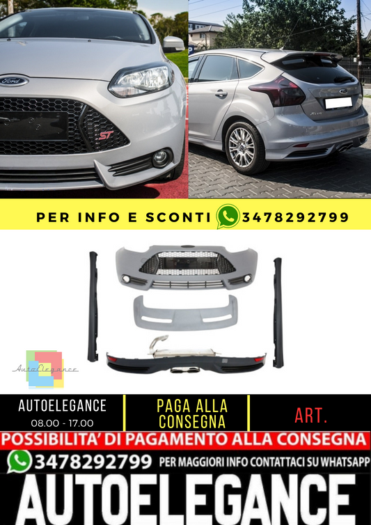 🔥BODYKIT SUITABLE FOR Ford Focus MK3 5 doors Hatchback 11-14 ST Design🔥 