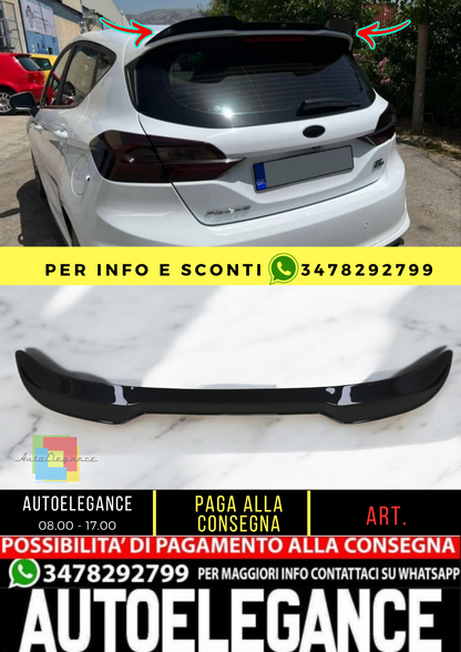 🔥SPOILER ADATTO PER Ford Fiesta Mk8 ST / ST-Line (2017-2021) Nero Pianoforte🔥