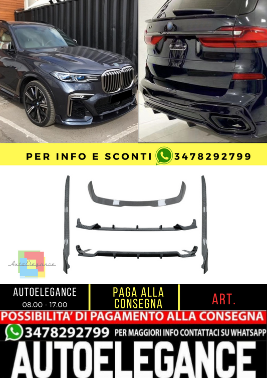🔥AERO BODYKIT SUITABLE FOR BMW X7 G07 (2018-2022) M-Tech Black Knight Design 🔥 
