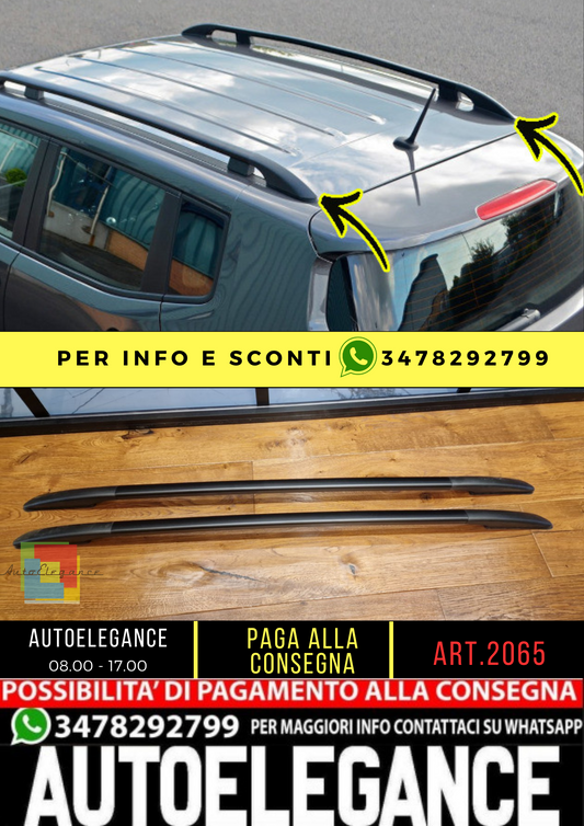 ✨2065 ROOF RAILS SUITABLE FOR RANGE ROVER SPORT L320 05-12 BLACK - CHEAP✨