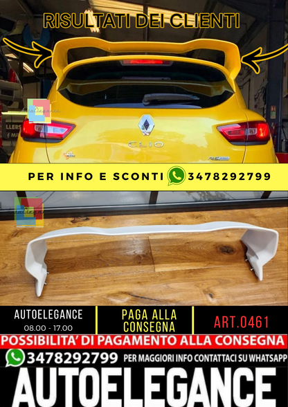 ☄️0461 SPOILER ADATTO PER RENAULT CLIO 4 IV RS GREZZO☄️