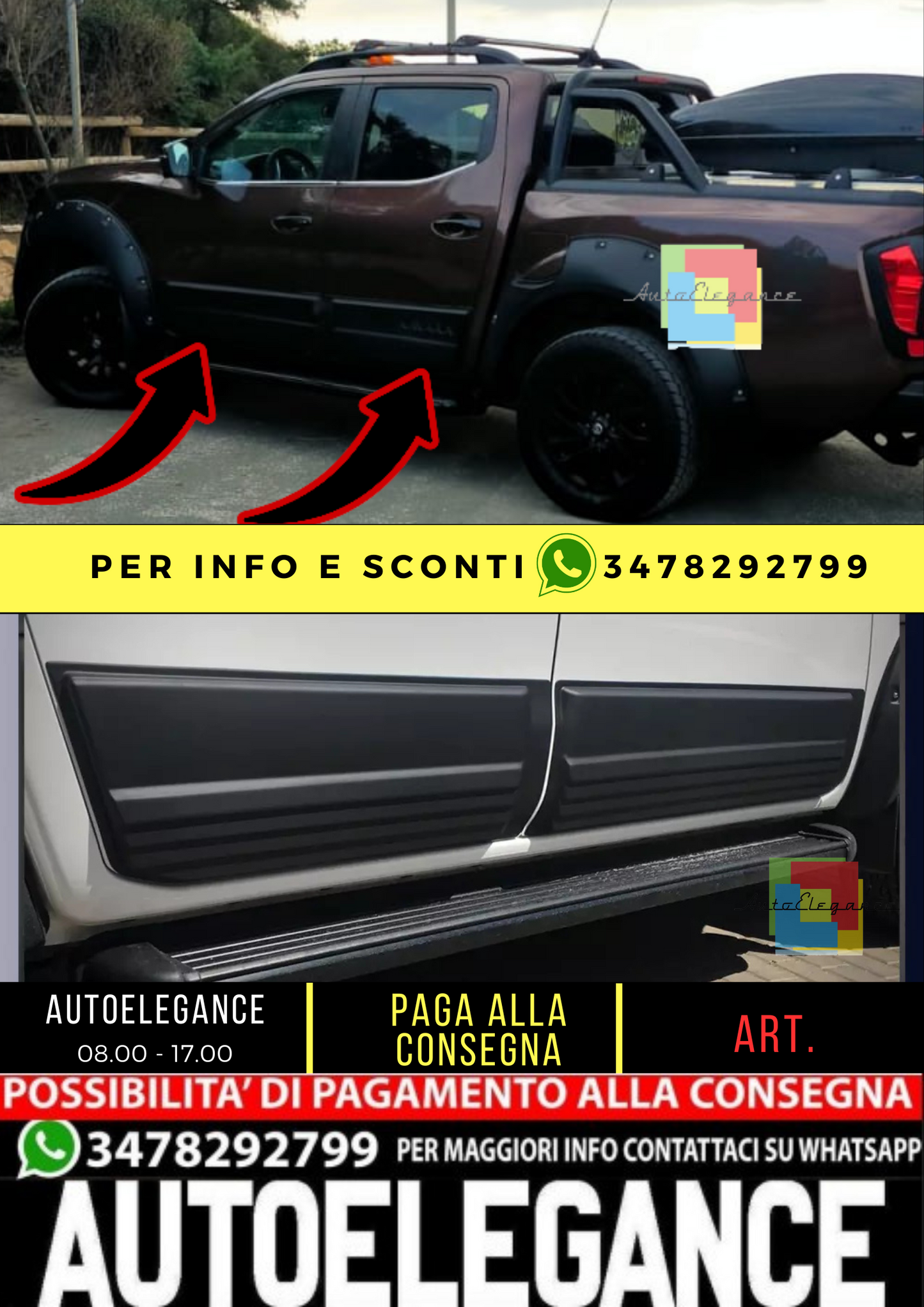 💎Protezione porta pannelli carrozzeria per NISSAN Navara D23 NP300 2014-2021💎