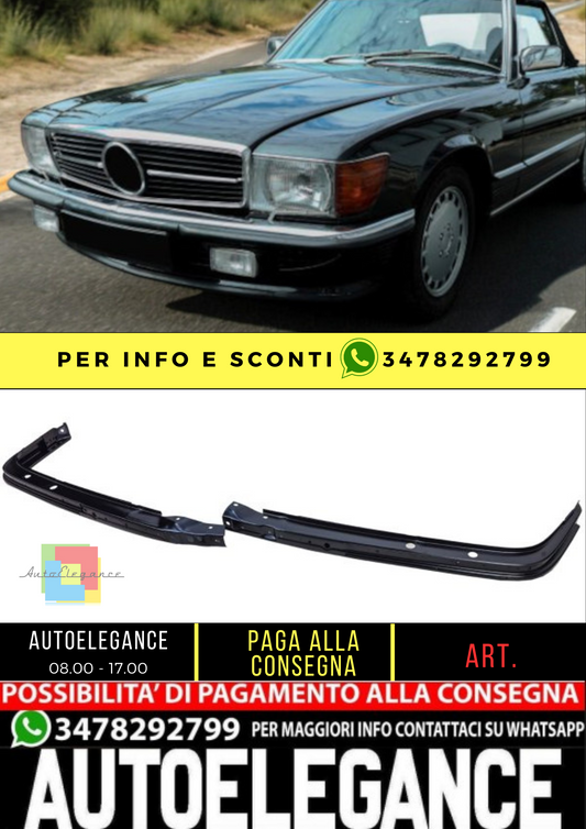 ⭐2-piece EU version front bumper roof rack for Mercedes SL R107 71-89⭐ 