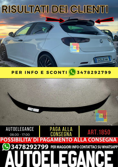 1850🔥🔥  Spoiler Tetto ADATTO PER ALFA ROMEO Giulietta 2010 - 2020🔥🔥
