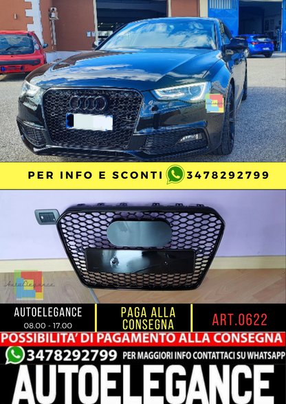 ⭐0622 GRIGLIA ANTERIORE CALANDRA ADATTO PER AUDI A5 2012 A 2015⭐