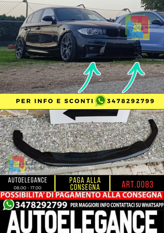 ⭐BMW 1 SERIES F20 F21 2015+ LIP SPOILER UNDER FRONT BUMPER⭐