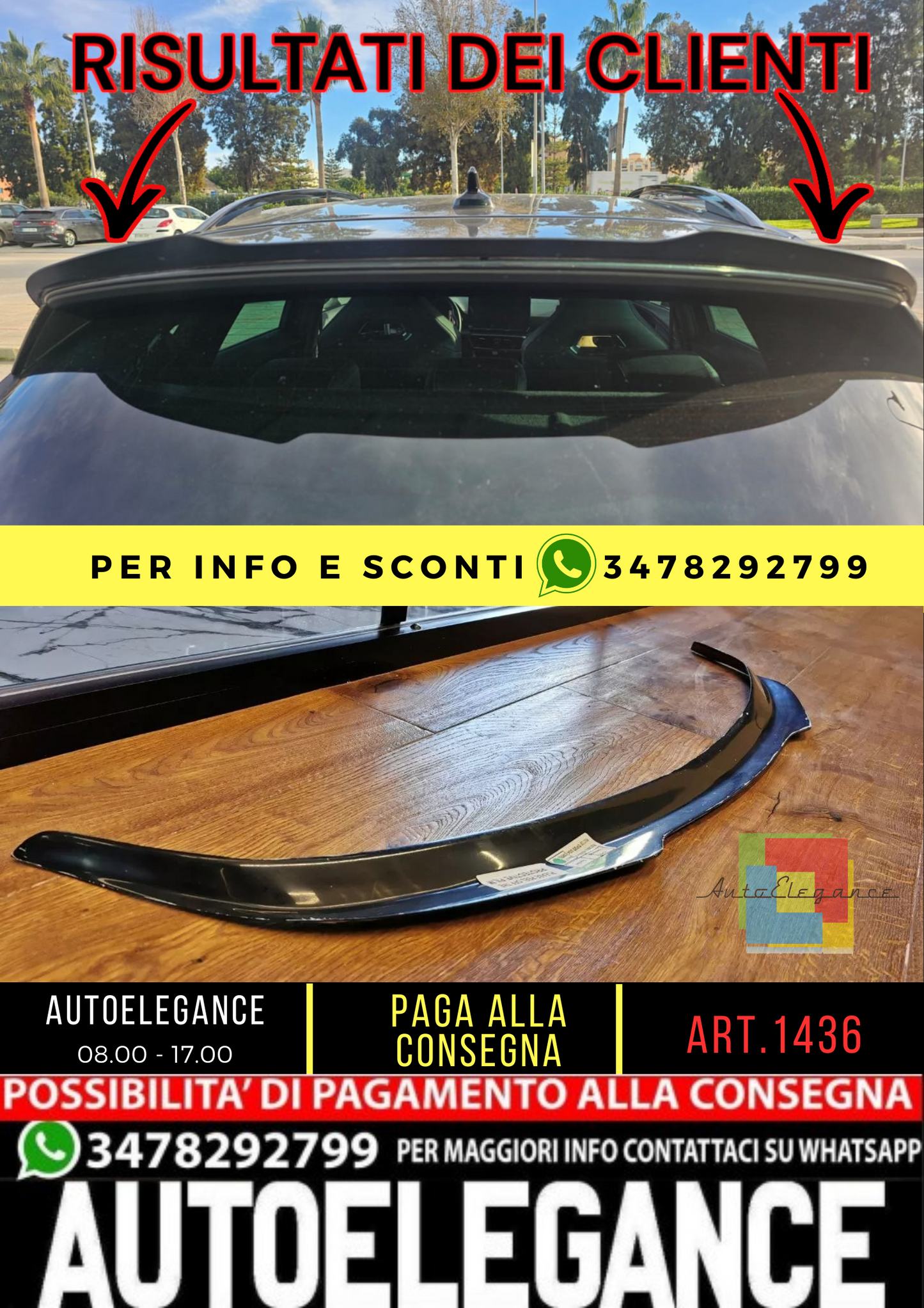 1436⭐Spoiler adatto per CUPRA Formentor 2020+⭐