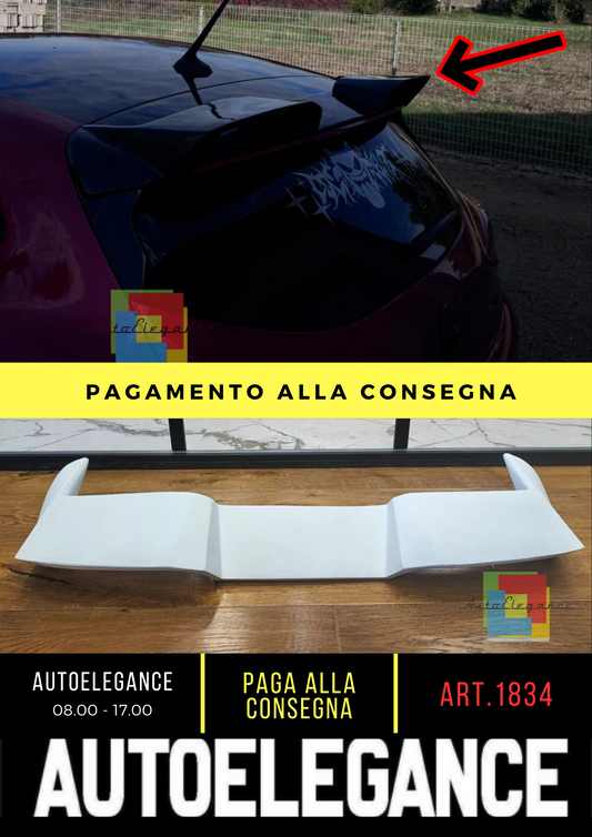 1834⭐SPOILER ADATTO PER RENAULT CLIO 5 V 2019+ GREZZO CUP⭐
