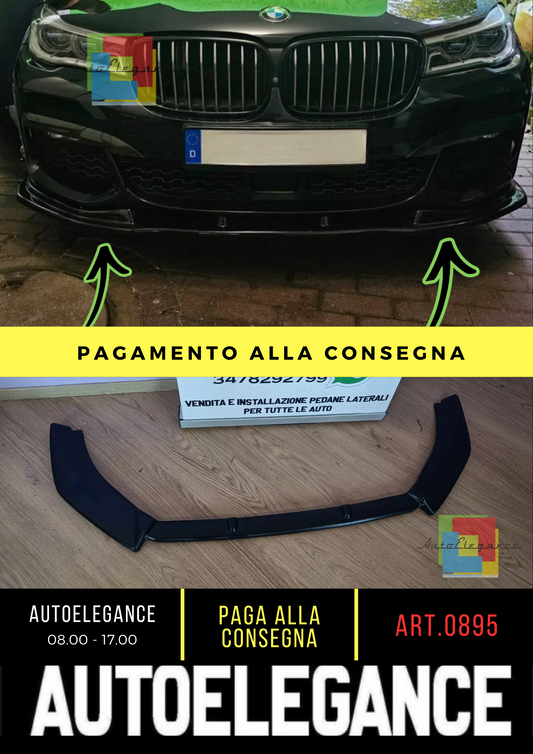 0895❄️SPLITTER ADATTO PER BMW SERIE 7 G11 G12 MSPORT 2015-2018❄️