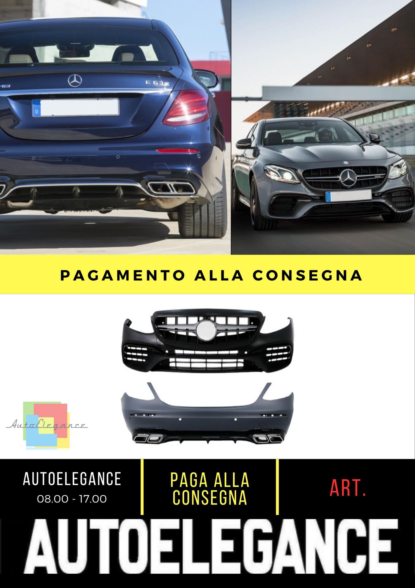 🔥BODYKIT SUITABLE FOR Mercedes E-Class W213 (2016-2019) E63 Design🔥