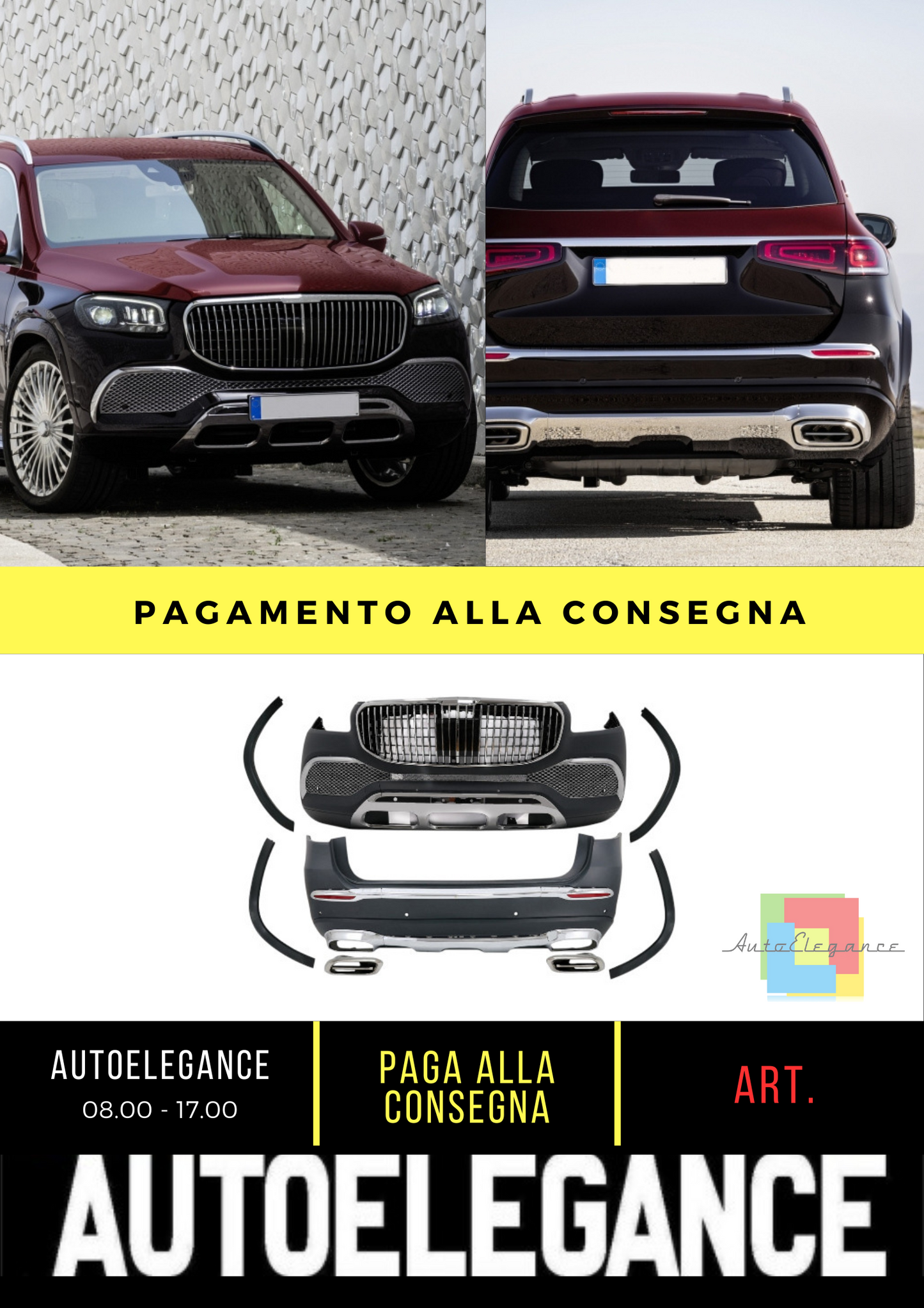 🔥BODYKIT SUITABLE FOR Mercedes Benz GLS SUV X167 (2019-2023) M-Design 🔥 