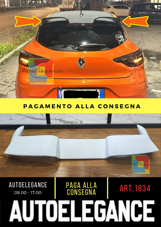 1834💥SPOILER ADATTO PER RENAULT CLIO 5 V 2019+ GREZZO CUP💥