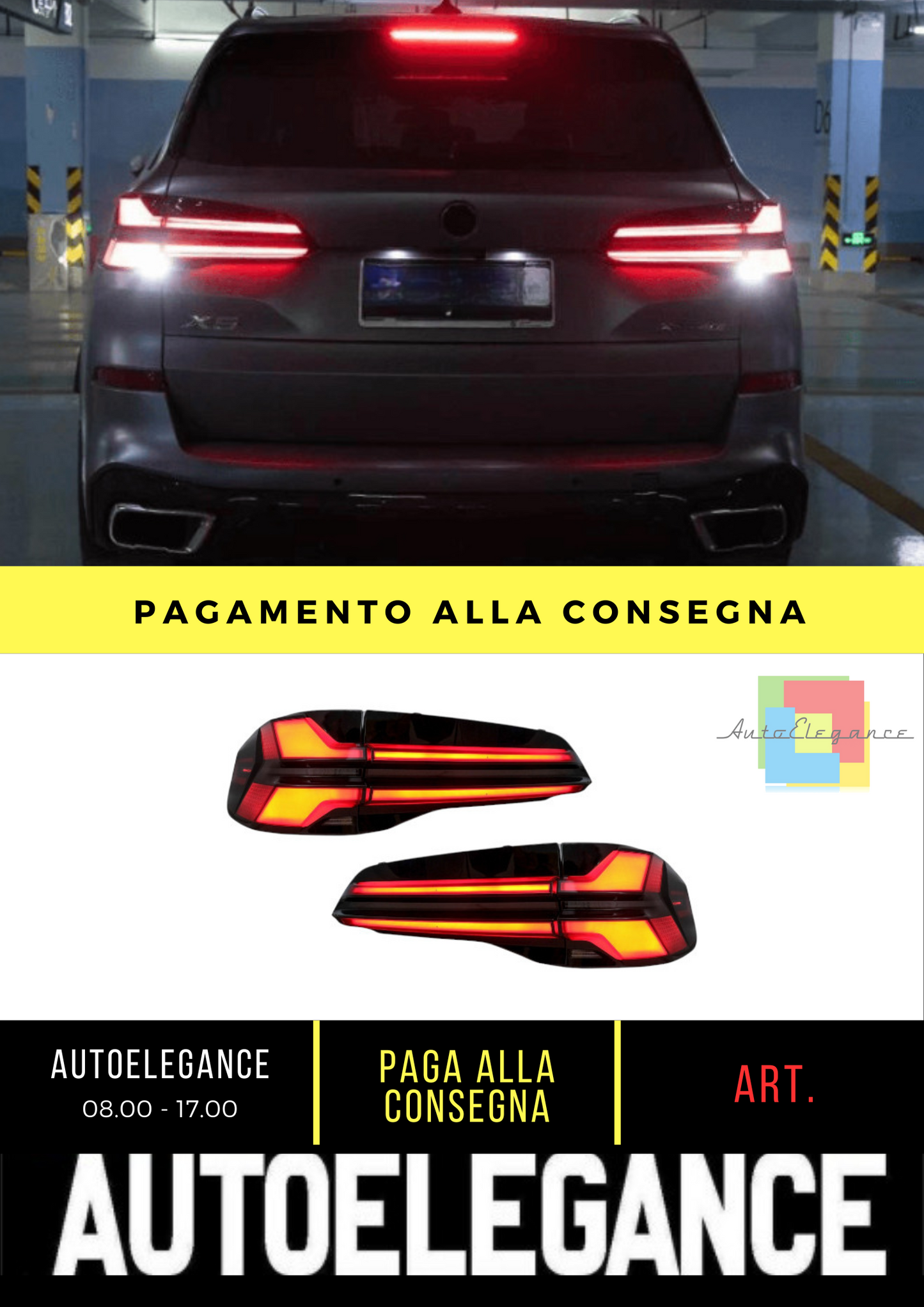 ⭐Fanali posteriori a LED adatti per BMW X5 G05 19-22 aggiornamento al designLCI⭐
