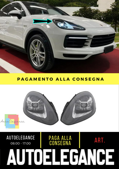 🔥Set di fari ADATTO PER Porsche Cayenne 15-17 LED 19-OPTIK🔥