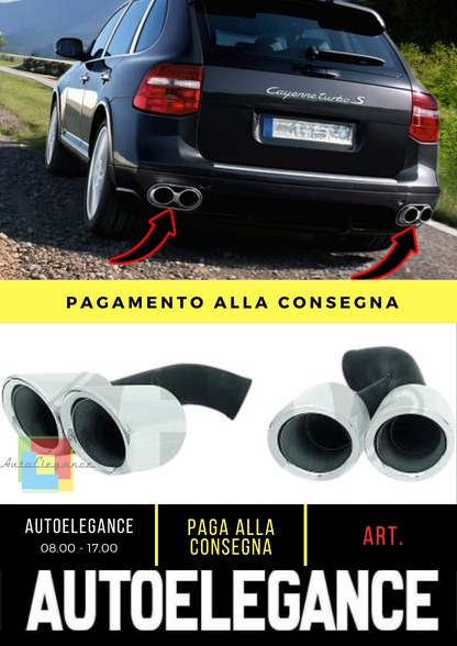 🔥Punta di scarico ADATTO PER Porsche Cayenne 10-14🔥