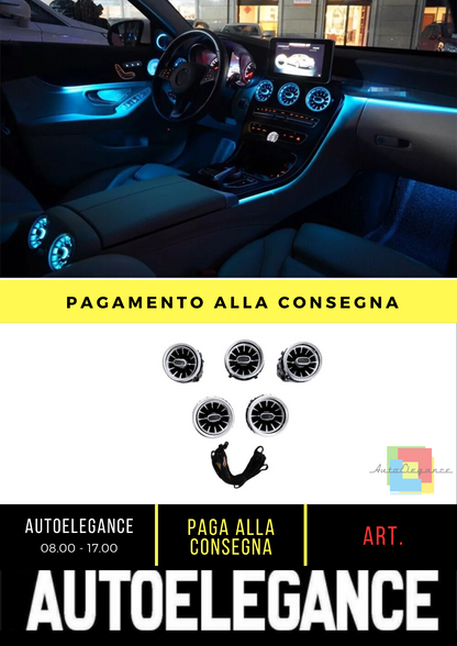 ⭐Griglie di ventilazione anteriori AC 64colori adatte per Mercedes Classe CW205⭐