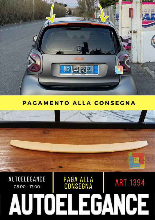1394 SPOILER TETTO ADATTO PER SMART 453 LOOK BRABUS GREZZO