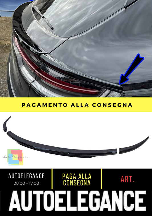 ⭐Spoiler posteriore Performance Lip Black Gloss adatto per Porsche Macan 18-21⭐