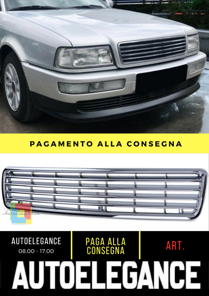 🌟Chrome emblemless sports grille for Audi 80 B4 sedan Avant 91-96🌟