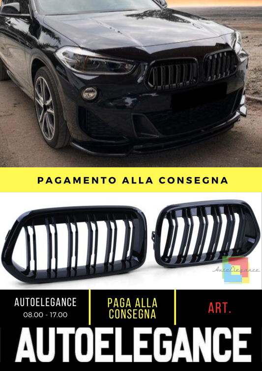 🌟Performance Gloss Double Bridge Sport Grille suitable for 18🌟 BMW X2 F39