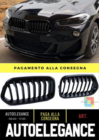 🌟Sport Performance Gloss GRILLE suitable for 18🌟 BMW X2 F39