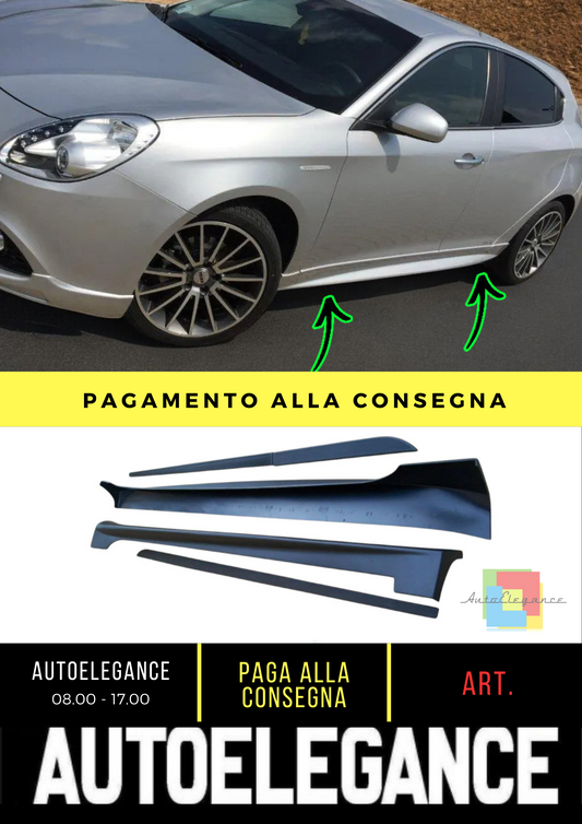 ⭐ABS Side Skirts for Alfa Romeo Giulietta QV Launch Edition⭐