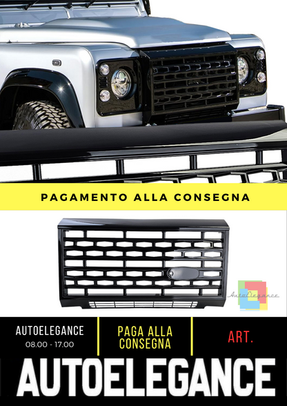 🔥Griglie Black Gloss adatta per Land Rover Defender LD 90 110 2007-2015🔥