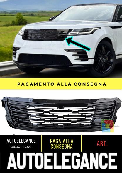 🔥Griglia Upgrade Look Nero Lucido Adatto per Range Rover Velar L560 17-23🔥