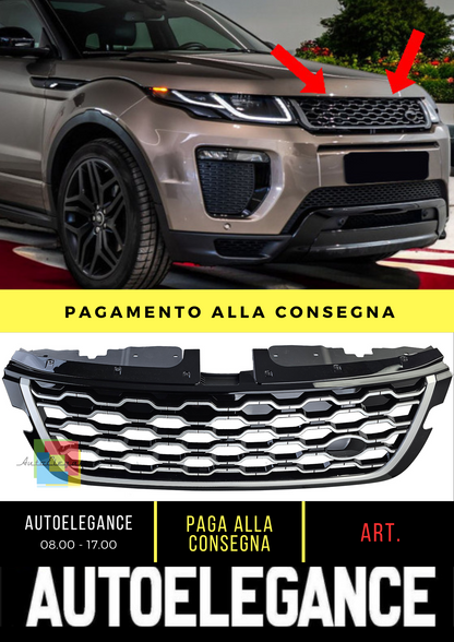 🔥Griglia Performance Nero Argento adatta per Range Rover Evoque L551 dal 2019🔥