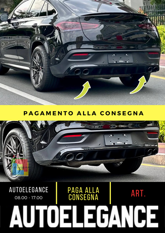 💥Diffusore posteriore ADATTO PER Mercedes GLE W167 C167 nero💥