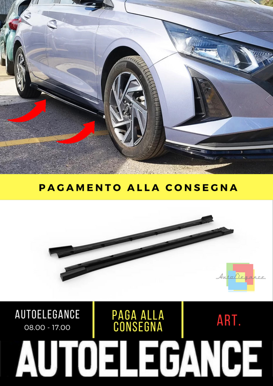 ⭐ Side Skirts Extensions Hyundai i20 Mk3 (2020-)⭐