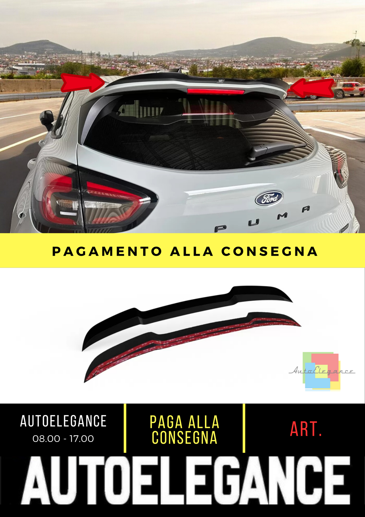 ⭐SPOILER ADATTO PER Ford Puma ST / ST-Line⭐