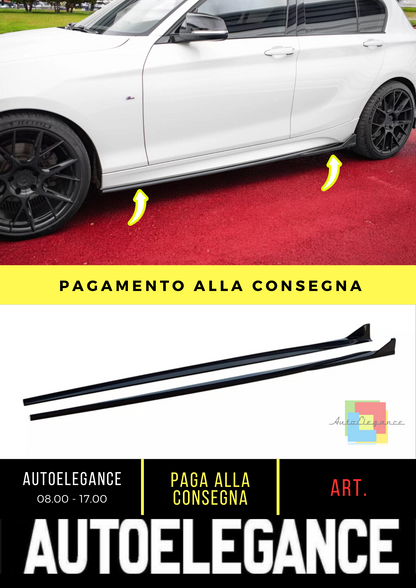 ⭐Minigonne Laterali Diffusori V.3 CSL Look BMW 1 M-Pack / M140i F20 Facelift⭐
