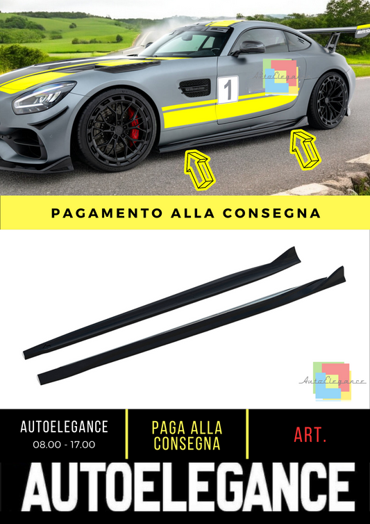 🔥Minigonne Laterali Diffusori Mercedes-AMG GT C C190 Facelift🔥