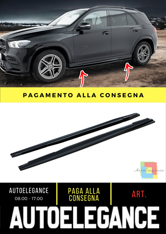🔥Side skirts diffusers Mercedes-AMG / AMG-Line GLE SUV W167 / W167 Fac🔥
