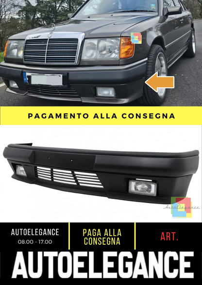 ⭐Paraurti anteriore con fendinebbia su misura per Mercedes Classe E W124 C124⭐