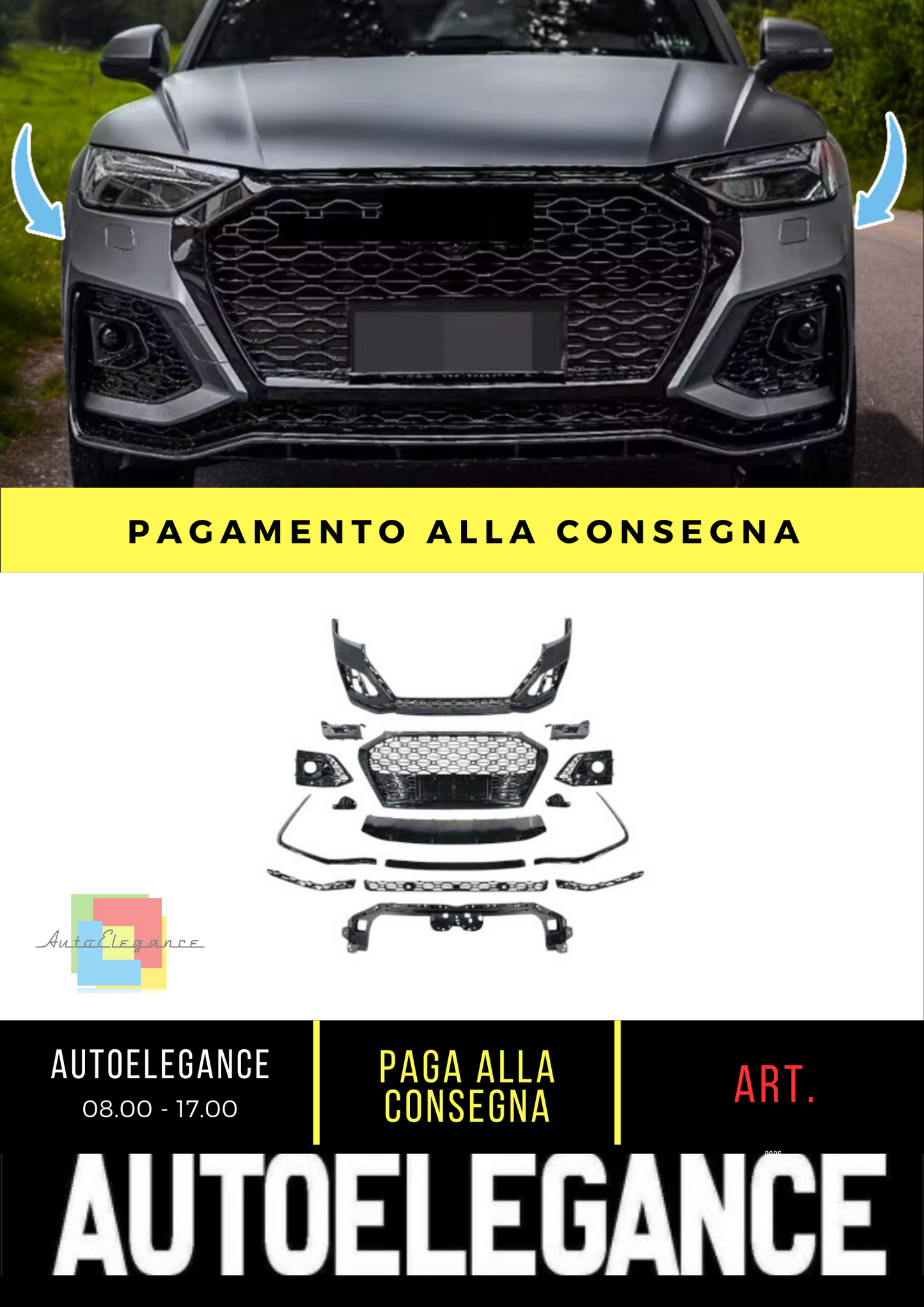 💥PARAURTI ANTERIORI ADATTO PER AUDI Q5 2020-2025💥