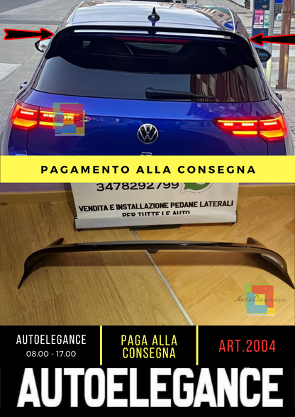 ⭐2004  Spoiler adatto per VW VOLKSWAGEN Golf MK 8 R 2020+ nero⭐
